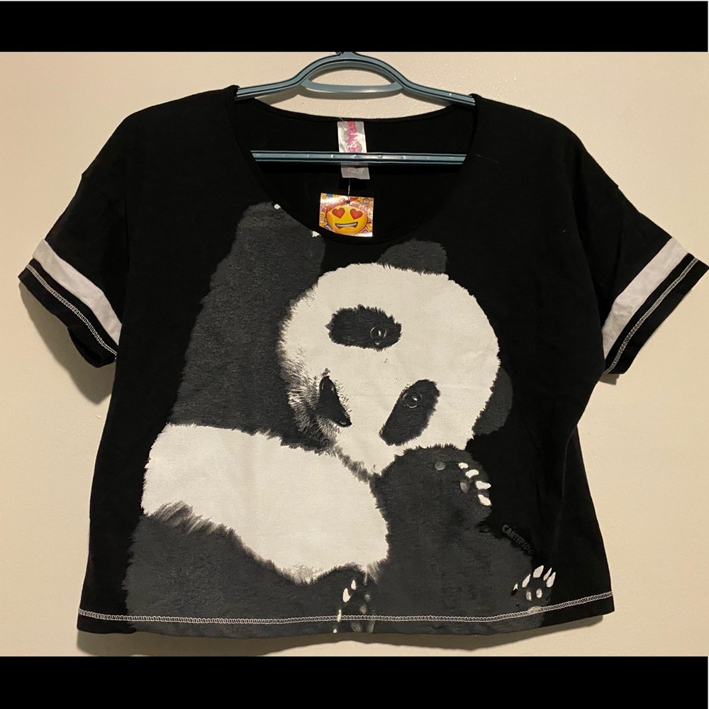BNWT BRAVE SUPER CUTE PANDA CROP TOP